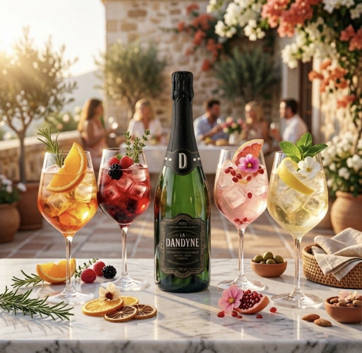 The Dandy Spritz, recette signature à la Liqueur Violette Jacoulot